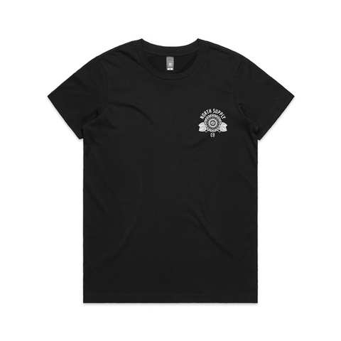 In Bloom Tee (Women's) [Black]